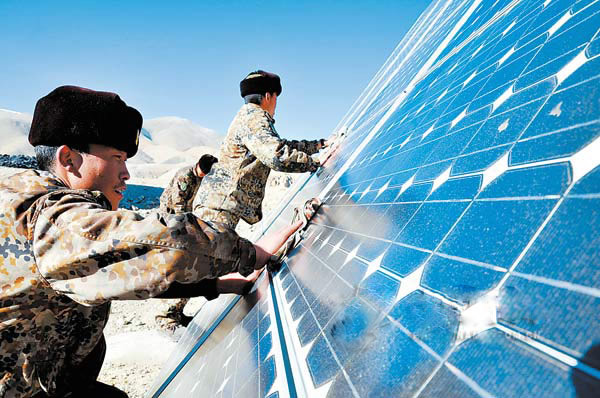 新疆部队建设200KW光伏微网项目